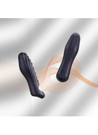 Сливовая силиконовая насадка на пенис с подхватом Manwan Ryzer - Manwan - в Перми купить с доставкой