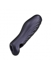 Сливовая силиконовая насадка на пенис с подхватом Manwan Ryzer - Manwan - в Перми купить с доставкой