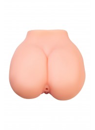 Реалистичный мастурбатор в форме попки с 2 любовными входами - No Name - в Перми купить с доставкой