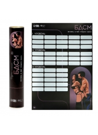 Плакат для двоих со скретч-слоем «БДСМ» - Сима-Ленд - купить с доставкой в Перми