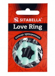 Цветное эрекционное кольцо с 5 бусинами Love Ring - Sitabella - в Перми купить с доставкой