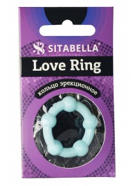 Цветное эрекционное кольцо Love Ring с бусинами - Sitabella - в Перми купить с доставкой