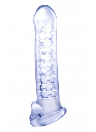 Прозрачная насадка-удлинитель Stretchy Touch - 18 см. - NMC - в Перми купить с доставкой