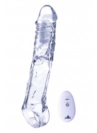 Прозрачная насадка-удлинитель Length Enhancer With Bullet с подхватом - 22,3 см. - NMC - в Перми купить с доставкой