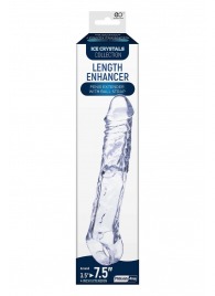 Прозрачная насадка-удлинитель Length Enhancer с подхватом - 22,3 см. - NMC - в Перми купить с доставкой