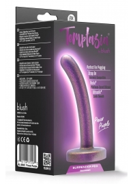 Фиолетовая насадка с гладкой поверхностью Surrender 4.75 Inch Beginner Pegging Dildo - 12 см. - Blush Novelties - купить с доставкой в Перми