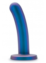 Синяя насадка с гладкой поверхностью Surrender 5.75 Inch Intermediate Pegging Dildo - 14,6 см. - Blush Novelties - купить с доставкой в Перми