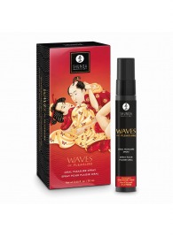 Оральный спрей Waves of Pleasure с ароматом клубники и шампанского - 20 мл. - Shunga - купить с доставкой в Перми