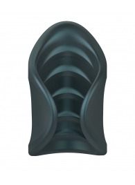 Серый сквозной мастурбатор с вибрацией Manwan Starter - Manwan - в Перми купить с доставкой