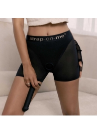 Трусики-шорты для фиксации насадок Strap-on-me Harness Lingerie Halo - size L - Strap-on-me - купить с доставкой в Перми