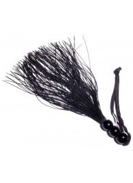 Черная силиконовая плетка - 25,4 см. - Boys of Toys - купить с доставкой в Перми