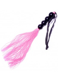 Розовая силиконовая плеть - 35,5 см. - Boys of Toys - купить с доставкой в Перми