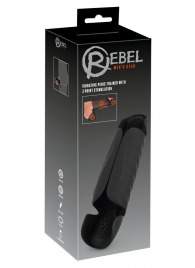 Черный вибромастурбатор с трехточечной стимуляцией Penis Trainer with 3 Point Stimulation - Orion - в Перми купить с доставкой