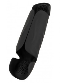 Черный вибромастурбатор с трехточечной стимуляцией Penis Trainer with 3 Point Stimulation - Orion - в Перми купить с доставкой