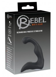 Черный перезаряжаемый стимулятор простаты с вибрацией - 14,6 см. - Orion - в Перми купить с доставкой