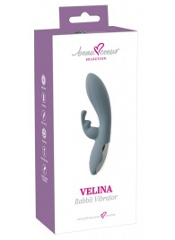 Силиконовый вибратор-кролик VELINA Rabbit Vibrator - 20 см. - Orion
