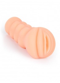 Телесный мастурбатор-вагина с эрекционными кольцами в комплекте - Sexy Girl - в Перми купить с доставкой