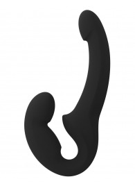 Черный безремневой страпон Share Lite - Fun Factory - купить с доставкой в Перми