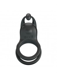 Черное перезаряжаемое виброкольцо Goodwin - Baile - в Перми купить с доставкой