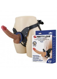 Поясной страпон Wells: трусики в форме бабочки и фаллоимитатор-насадка - Baile - купить с доставкой в Перми