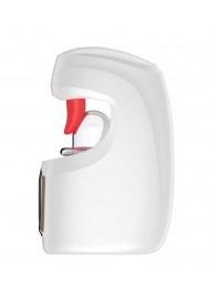 Белый мастурбатор с язычком и возвратно-поступательными движениями - Secwell - в Перми купить с доставкой