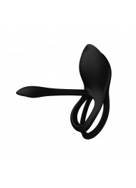 Черное эрекционное виброкольцо Bayek с пультом ДУ - Zalo - в Перми купить с доставкой