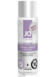 Лубрикант на водной основе для женщин JO AGAPE LUBRICANT ORIGINAL - 60 мл. - System JO - купить с доставкой в Перми