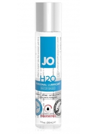 Возбуждающий лубрикант на водной основе JO Personal Lubricant H2O Warming - 30 мл. - System JO - купить с доставкой в Перми