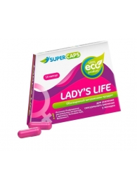 Возбуждающие капсулы Ladys Life - 14 капсул (0,35 гр.) - SuperCaps - купить с доставкой в Перми