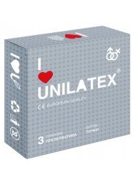 Презервативы с точками Unilatex Dotted - 3 шт. - Unilatex - купить с доставкой в Перми