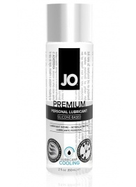 Охлаждающий лубрикант на силиконовой основе JO Personal Premium Lubricant Cooling - 60 мл. - System JO - купить с доставкой в Перми