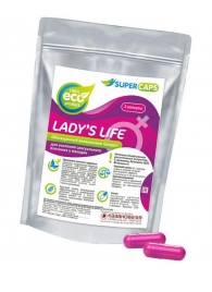 Возбуждающие капсулы Ladys Life - 2 капсулы (0,35 гр.) - SuperCaps - купить с доставкой в Перми