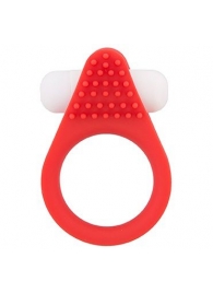 Красное эрекционное кольцо LIT-UP SILICONE STIMU RING 1 RED - Dream Toys - в Перми купить с доставкой