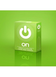 Цветные ароматизированные презервативы ON) Fruit   Color - 3 шт. - ON) - купить с доставкой в Перми