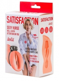 Мастурбатор с виброкольцом Satisfaction Magazine Nurse - Lola Games - в Перми купить с доставкой