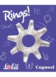 Прозрачное эрекционное кольцо Rings Cogweel - Lola Games - в Перми купить с доставкой