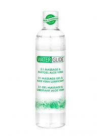 Гель-смазка 2-в-1 MASSAGE   LUBRICANT ALOE VERA - 300 мл. - Waterglide - купить с доставкой в Перми