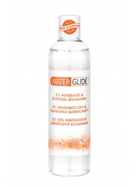 Гель-смазка 2-в-1 MASSAGE   LUBRICANT GUARANA - 300 мл. - Waterglide - купить с доставкой в Перми