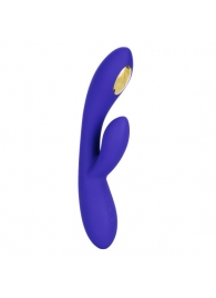 Фиолетовый вибратор с функцией электростимуляции Intimate E-Stimulator Dual Wand - 21,5 см. - California Exotic Novelties - купить с доставкой в Перми