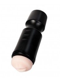Мастурбатор-ротик A-Toys в черной колбе - A-toys - в Перми купить с доставкой