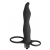 Черная вибронасадка для двойного проникновения Flirtini - 15,9 см. - Lola Games - купить с доставкой в Перми