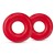 Набор из 2 красных эрекционных колец DONUT RINGS OVERSIZED - Blush Novelties - в Перми купить с доставкой