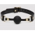 Черный кляп-шар Bound to You Faux Leather Ball Gag - Fifty Shades of Grey - купить с доставкой в Перми