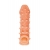 Телесная закрытая насадка с пупырышками Cock Sleeve Size M - 15,6 см. - KOKOS - в Перми купить с доставкой