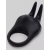 Черное эрекционное виброкольцо Sensation Rechargeable Vibrating Rabbit Love Ring - Fifty Shades of Grey - в Перми купить с доставкой