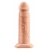 Телесный реалистичный фаллоимитатор с полостью Silicone Hollow Extension - 20 см. - Pipedream - купить с доставкой в Перми
