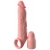Телесная насадка-удлинитель 2 Inch Silicone X-tension with Strap - 20,3 см. - Pipedream - в Перми купить с доставкой