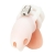 Белая клетка для пениса Silicone Small 2 in Cock Cage With Ball Divider - BlueLine - купить с доставкой в Перми