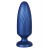 Синяя анальная пробка G Stuck Silicone Anal Plug - 13,5 см. - NMC