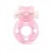 Розовое эрекционное виброкольцо в форме мишки - 1137 - в Перми купить с доставкой